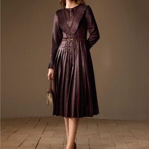 NWT Elegant Pleated Dress